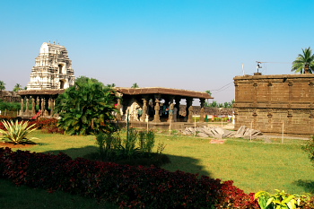 Draksharama inside temple view