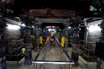 Temple Garbha gudi view Bhimeshwara Kumara rama