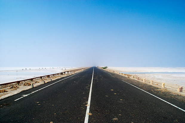 Great Runn of Kutch before entering Khadir island
