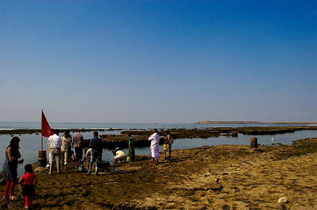 Siva Linga by the side of Sea