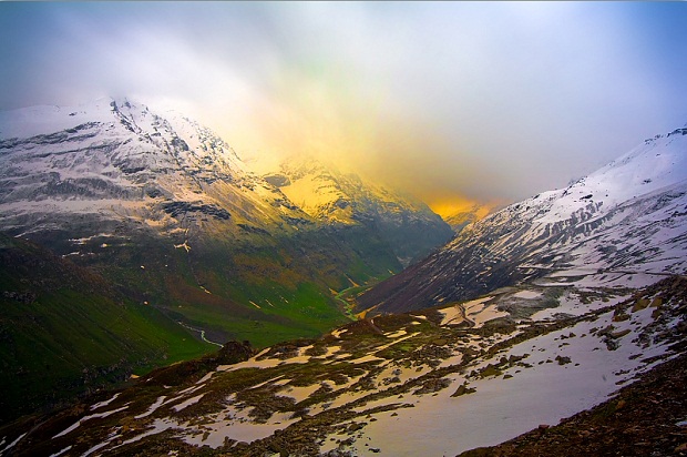 Manali to Keylong Lahaul Spiti view