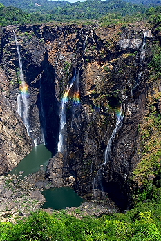 Near the fall