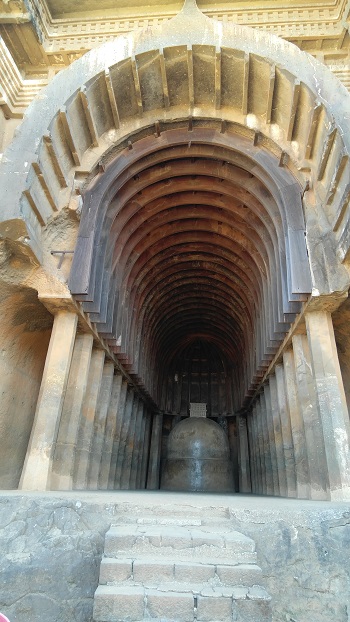 Stupa at  Bhaja  Caves 