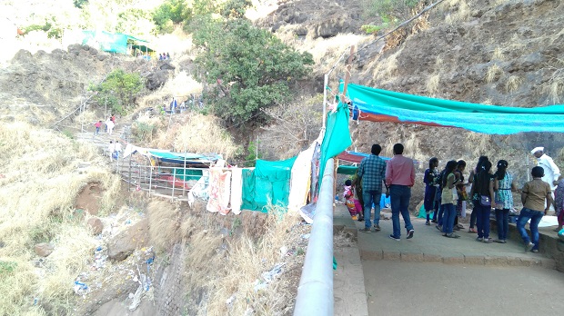 Steps to Karla Caves 