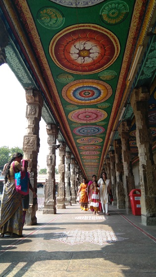 Madurai Meenakshi temple art work