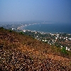 Sea view from Thotlakonda hill top near Visakhapatnam in Andhrapradesh