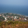 Sea view from Thotlakonda hill top near Visakhapatnam in Andhrapradesh