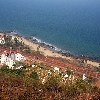 Sea view from Thotlakonda hill top near Visakhapatnam in Andhrapradesh