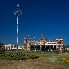 Mysore palace view from front side garden