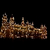 Decorative lighting at Mysore place