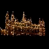 Evening light show at Mysore Palace