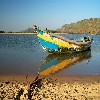 Fishing boat at Bangarammapalam Beach