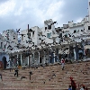 Steps at the ghat of Pushkar