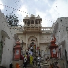 Entrance of Brahma temple at Pushkar Rajasthan