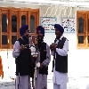 Prayer  at golden temple in Amritsar 