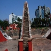 Sun dial at Jantar Mantar at New Delhi