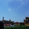 Near Parliament and infort of India Gate