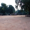 Tourist at Qutub Minar 