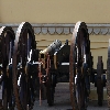 Weapons at display at City palace Jaipur