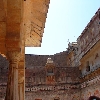 Security guard positions  at Ambar fort