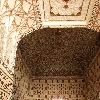 Ornamental design at Sheesh Mahal in Ambar fort 