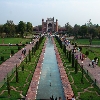 View of garden from Taj Mahal