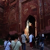 Entering to Agra Fort