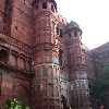 Walls of Agra fort