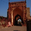 Inside Amar Singh Gate of Agra fort