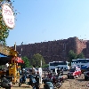 Outside road of Agra Fort