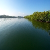 Sea and landscape at Baratang jetty of Baratang in Andaman