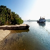 Ship crossing from Baratang jetty to Uttara jetty in Andaman