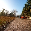 Forest entry check post before Baratang tribal area