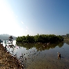 Sea and landscape at Baratang jetty of Baratang in Andaman