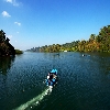 Boat journey from Uttara jetty to limestone cave in Andaman