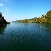 Boat journey from Uttara jetty to limestone cave in Andaman