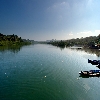 Sea and landscape at Uttara jetty at Baratang in Andaman