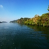 Sea and landscape at Baratang jetty of Baratang in Andaman