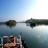 Ship crossing from Baratang jetty to Uttara jetty in Andaman
