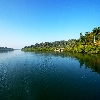 Baratang jetty sea and landscape view in Andaman