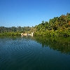 Baratang jetty place in Andaman