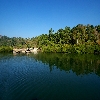 Baratang jetty sea and landscape view in Andaman