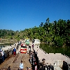 Baratang jetty place in Andaman