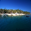 North bay coral beach view from sea in Andaman