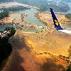 Aerial view Andaman near Portblair