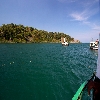 Ship to Jolly buoy island from Wandoor beach of Andaman