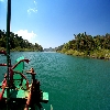 Ship to Jolly buoy island from Wandoor beach of Andaman