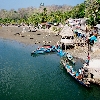 Uttara jetty to proceed towards limestone caves from Baratang in Andaman