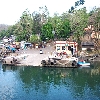 Starting Place at Baratang  to go to limestone caves and mud valcano