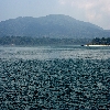 Sea and forest landscape near Jolly buoy island of Andaman